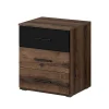 Nachttisch Kommode in Eiche Dunkel - Ceusenia