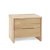 Nachttisch mit zwei Schubladen Devenia Kernbuche massiv