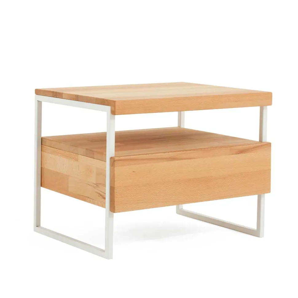 Nachttisch Regine mit Schublade 40cm hoch