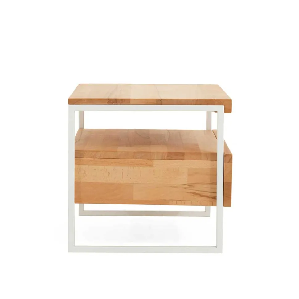 Nachttisch Regine mit Schublade 40cm hoch