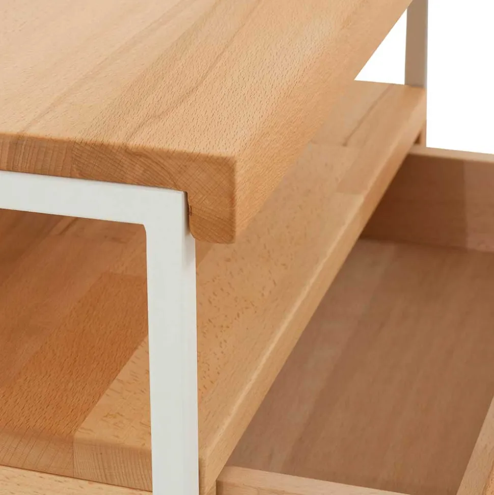 Nachttisch Regine mit Schublade 40cm hoch