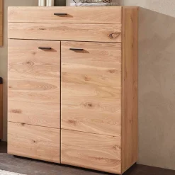 Natürlicher Schuhschrank mit Drehtüren - Cymbal