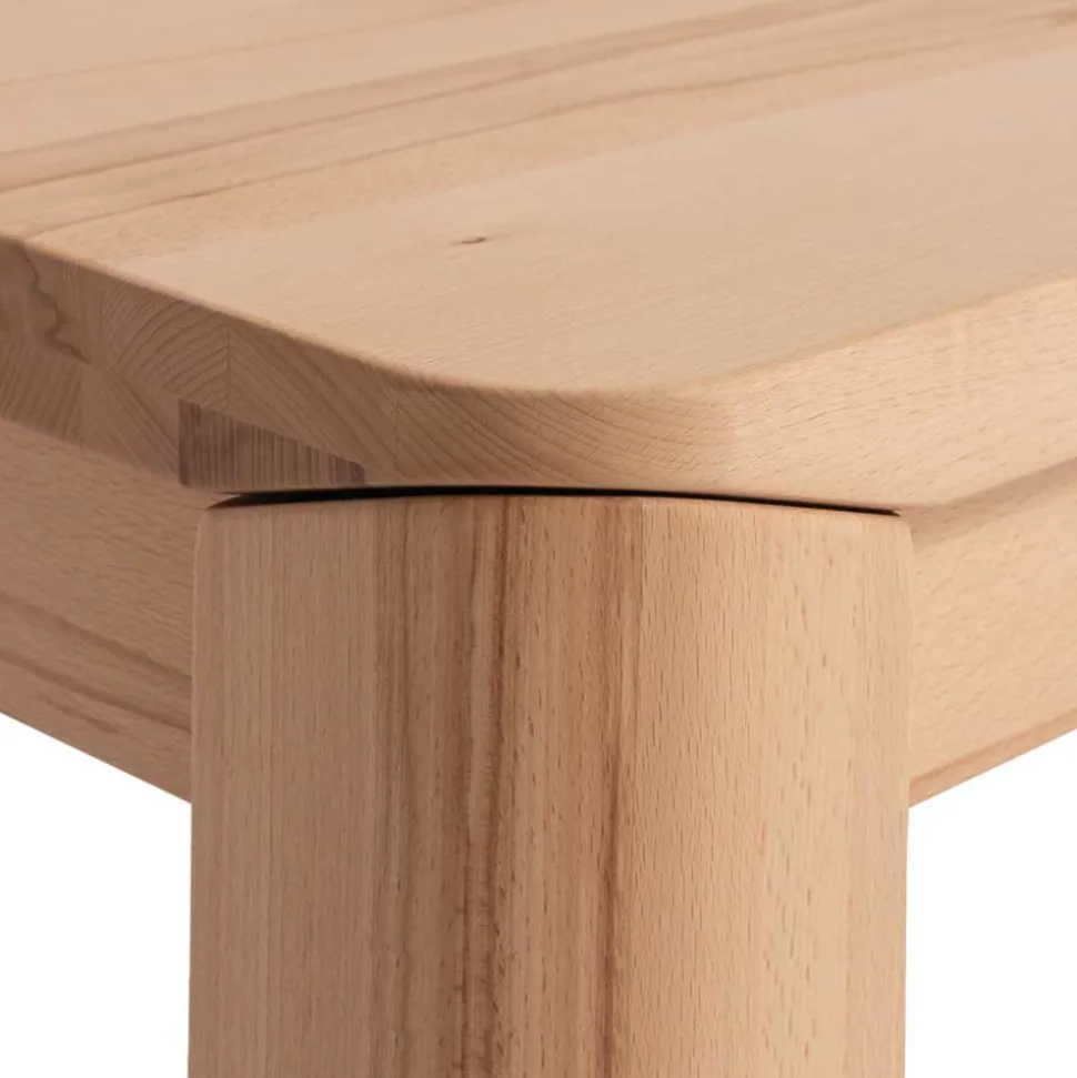 Naturfarbener Holztisch für das Wohnzimmer - Hawars