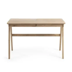 Naturfarbener Schreibtisch im Hygge Look - Calmaro