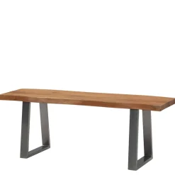 Naturkanten Dielenbank aus Akazie massiv - Vibka