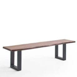 Naturkanten Küchenbank in Walnuss Akazienholz - Ubratum