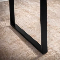 Naturkanten-Tisch mit Trapezbeinen - Captain