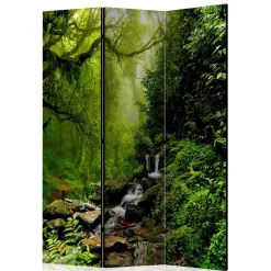 Naturmotiv Paravent Wald & Wasser - Rikuo