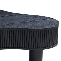 Niedriger Design-Couchtisch in Schwarz - Hiloria