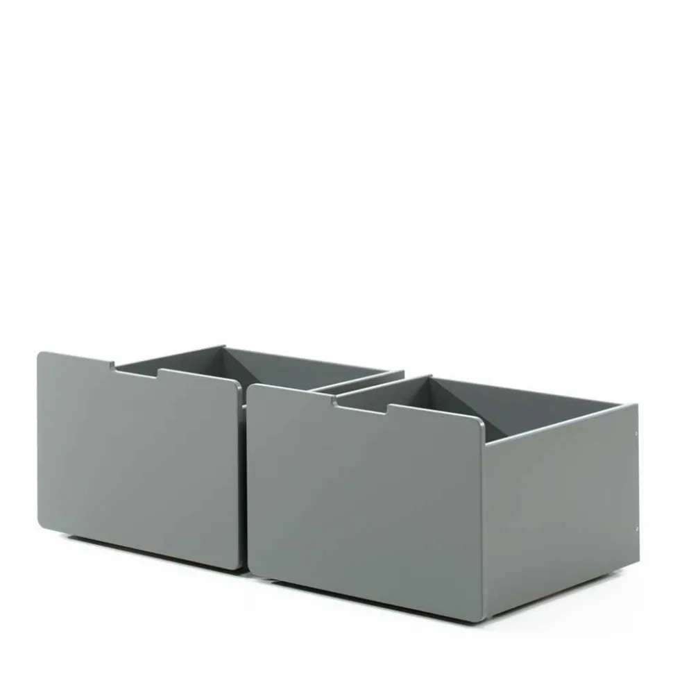 Niedriges Hochbett mit Rutsche - Jamaika