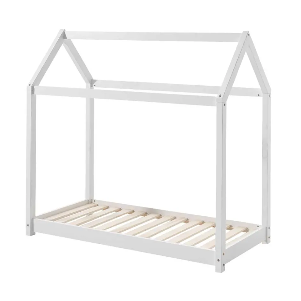 Niedriges Kinderbett als Haus - Elzias