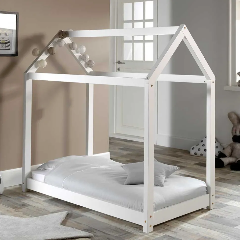 Niedriges Kinderbett im Hausdesign - Racing