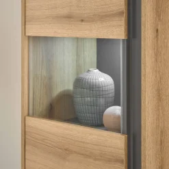 Niedriges Vitrinen-Trio modern - Colomania (dreiteilig)