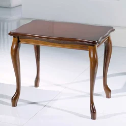 Nussbaum Furnier Beistelltisch Luvretto italienisches Design