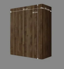 Oberschrank Vaskov aus Wildeiche Massivholz