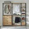 Offener Kleiderschrank Garderobe 210 cm breit - Hestalona