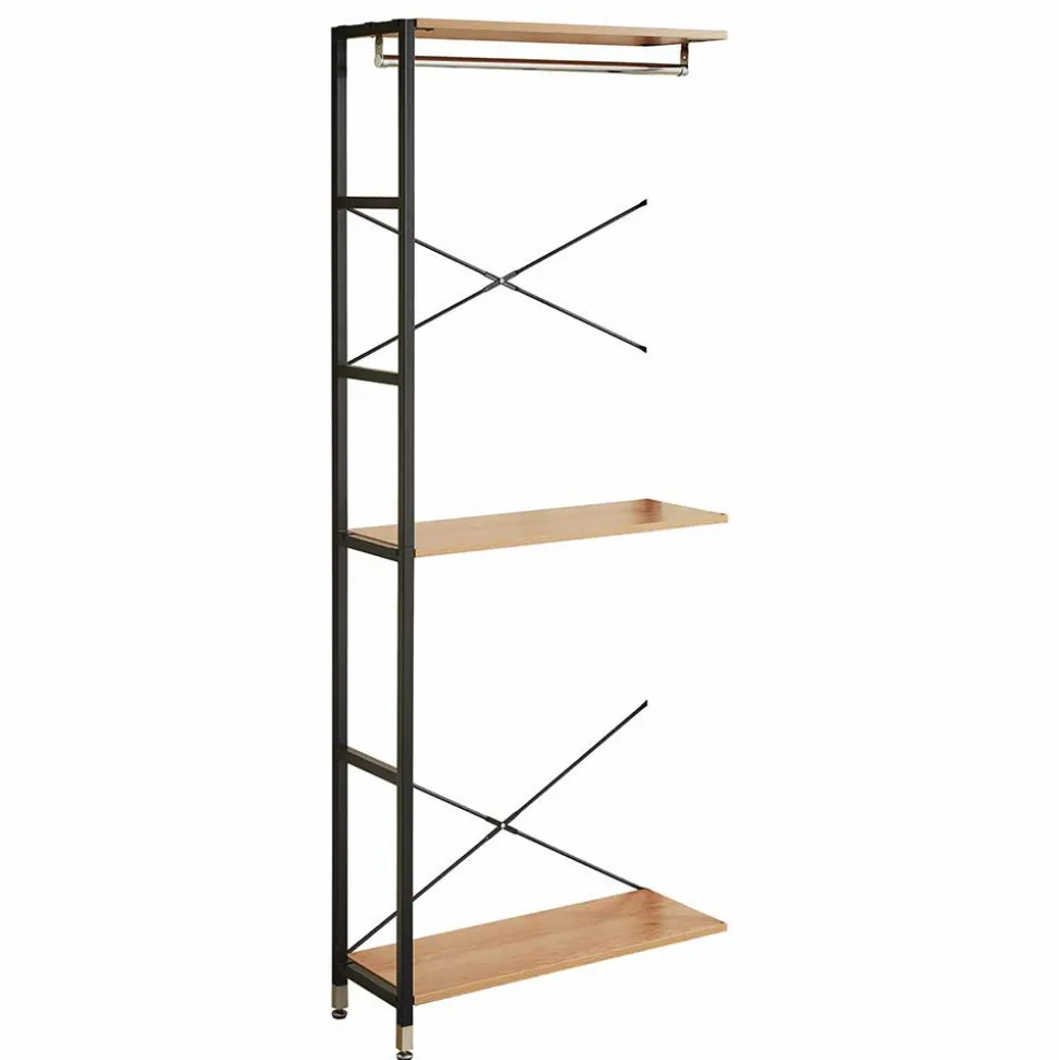 Offener Kleiderschrank Garderobe 210 cm breit - Hestalona