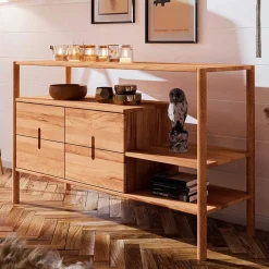 Offenes Designregal mit zwei Fächern - Indrya