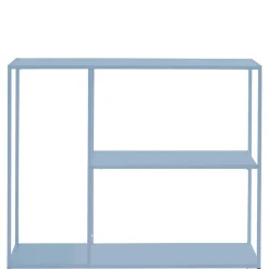 Offenes Metallregal in Blau Petrol - Filax