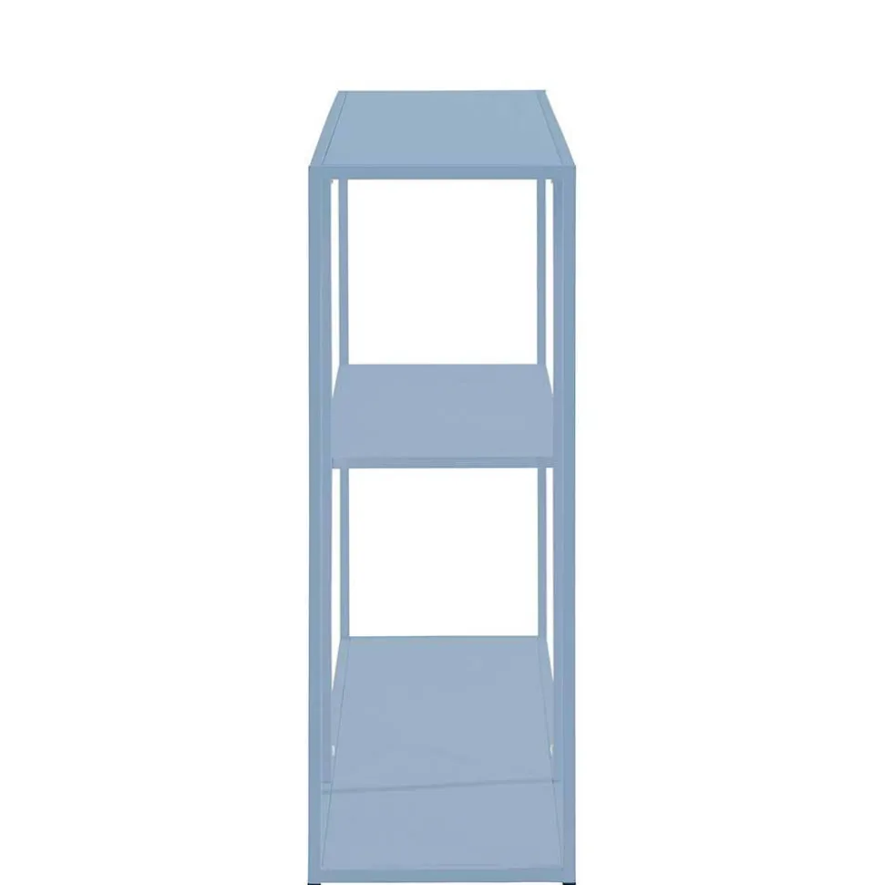 Offenes Metallregal in Blau Petrol - Filax