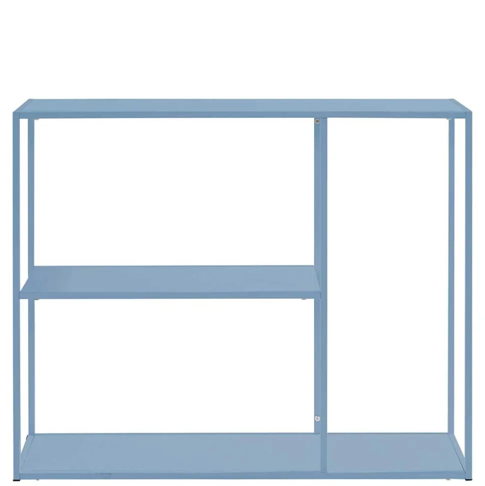 Offenes Metallregal in Blau Petrol - Filax