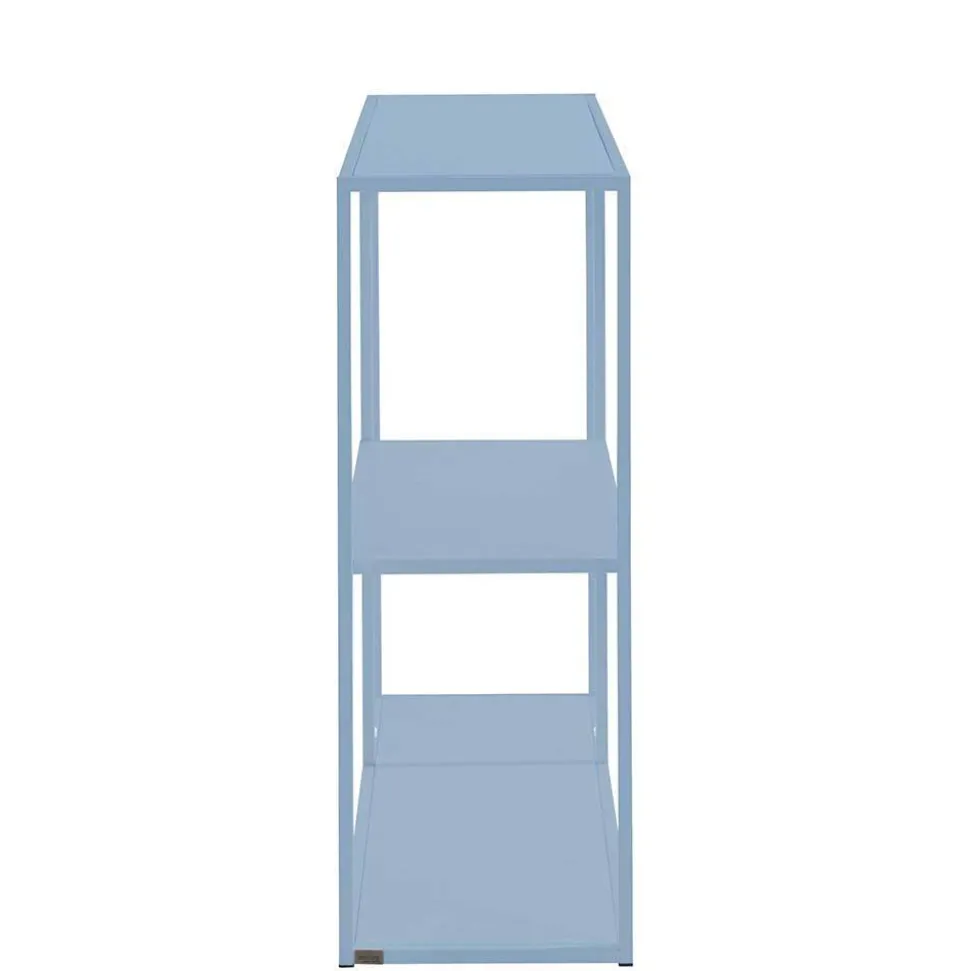 Offenes Metallregal in Blau Petrol - Filax