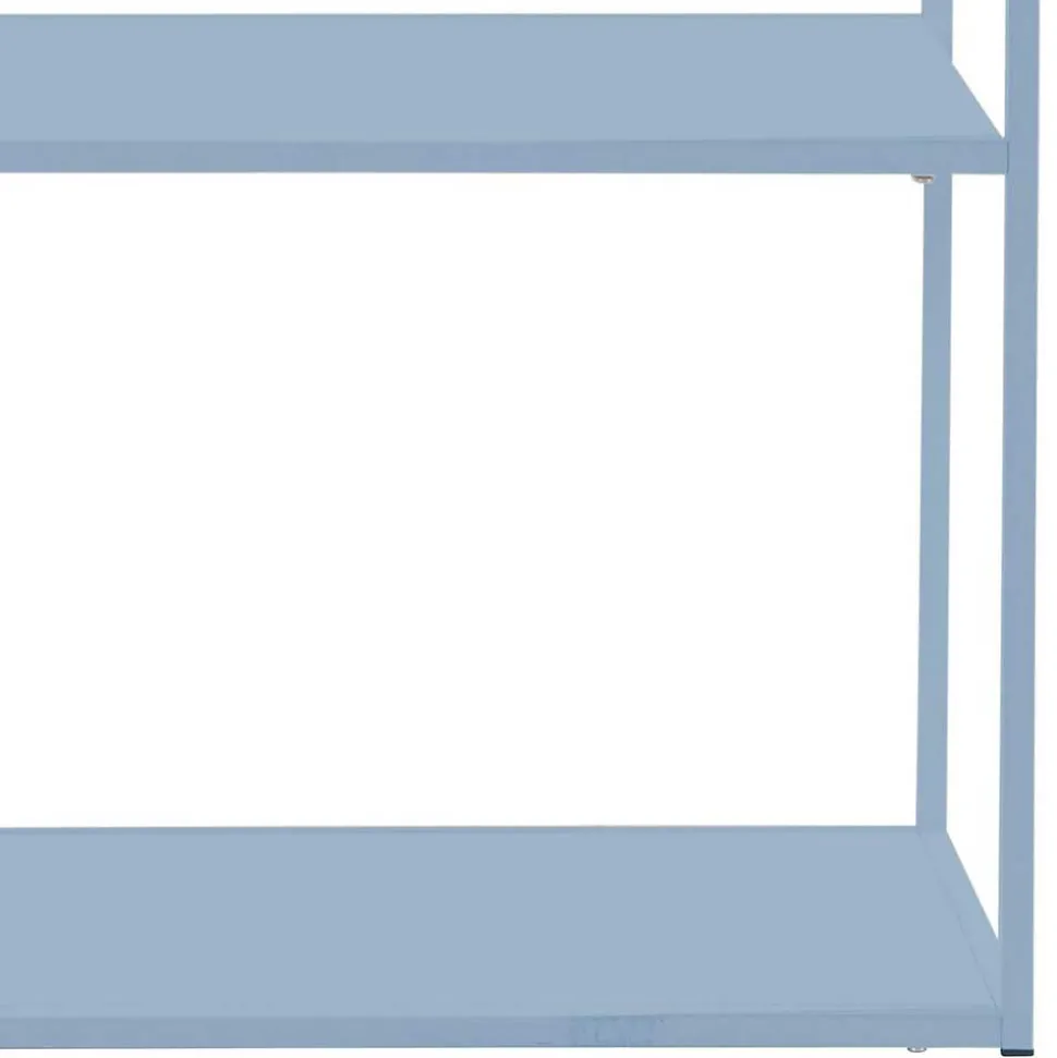 Offenes Metallregal in Blau Petrol - Filax