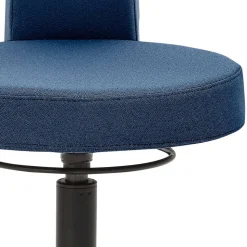 Office Drehhocker in Dunkelblau & Hellblau - Amya