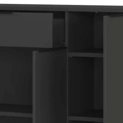 Office Einrichtung in Dunkelgrau - Tila (vierteilig)