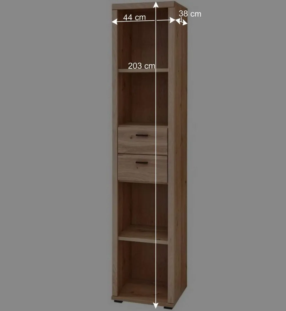 Office Möbelset teilmassiv - Emly (achtteilig)