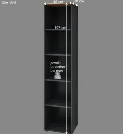 Office Regale Set - Kuetra (dreiteilig)