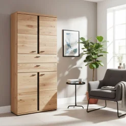 Office Schrank mit vier Türen mit zwei Schubladen - Emly