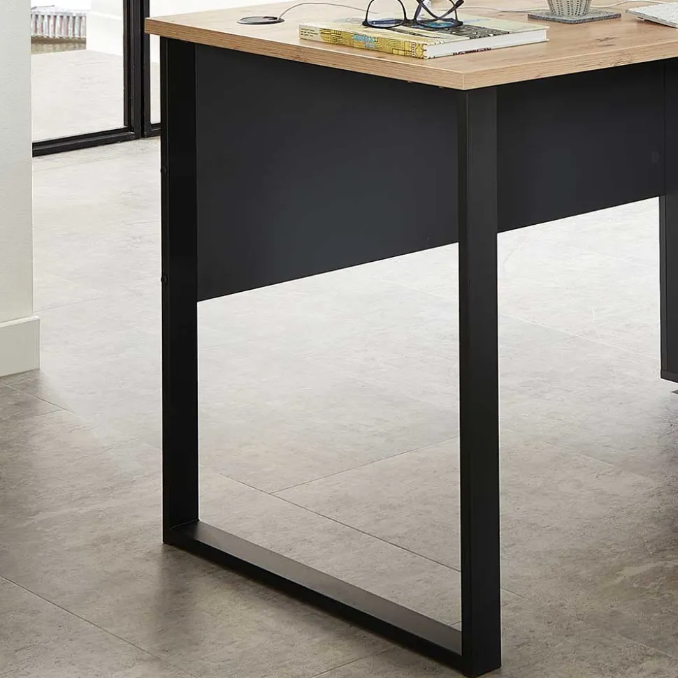 Office Schreibtisch mit Kabeldurchlass - Kuetra