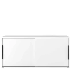 Office Tische & Schrank in Weiß - Sparkle (dreiteilig)