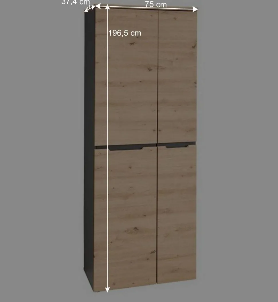 Officemöbel Komplettset modern - Kuetra (achtteilig)