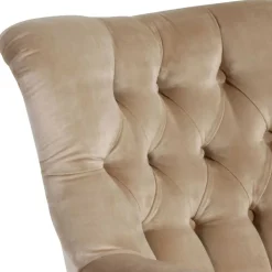 Ohrenbackensessel in Beige - Blacer