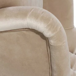 Ohrenbackensessel in Beige - Blacer