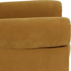 Ohrenbackensessel in Gelb Velours - Acigne
