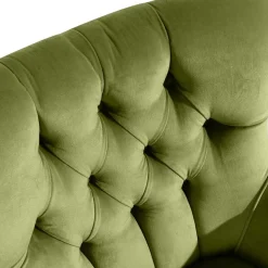 Ohren-Polstersessel in Oliv Grün - Borgetto