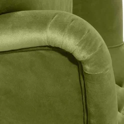 Ohren-Polstersessel in Oliv Grün - Borgetto