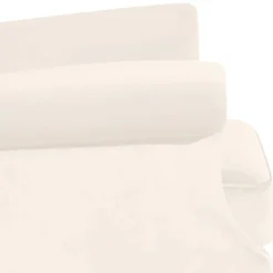 Ohrensessel in Cremefarben Samtvelours - Leviada