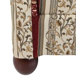 Ohrensessel mit Streifen und Ornamenten - Basento