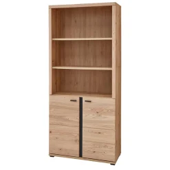 Ordnerregal mit drei Fächern und zwei Türen - Emly