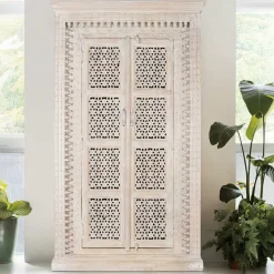 Orient Design Schrank in Mangoholz White Wash - Capo