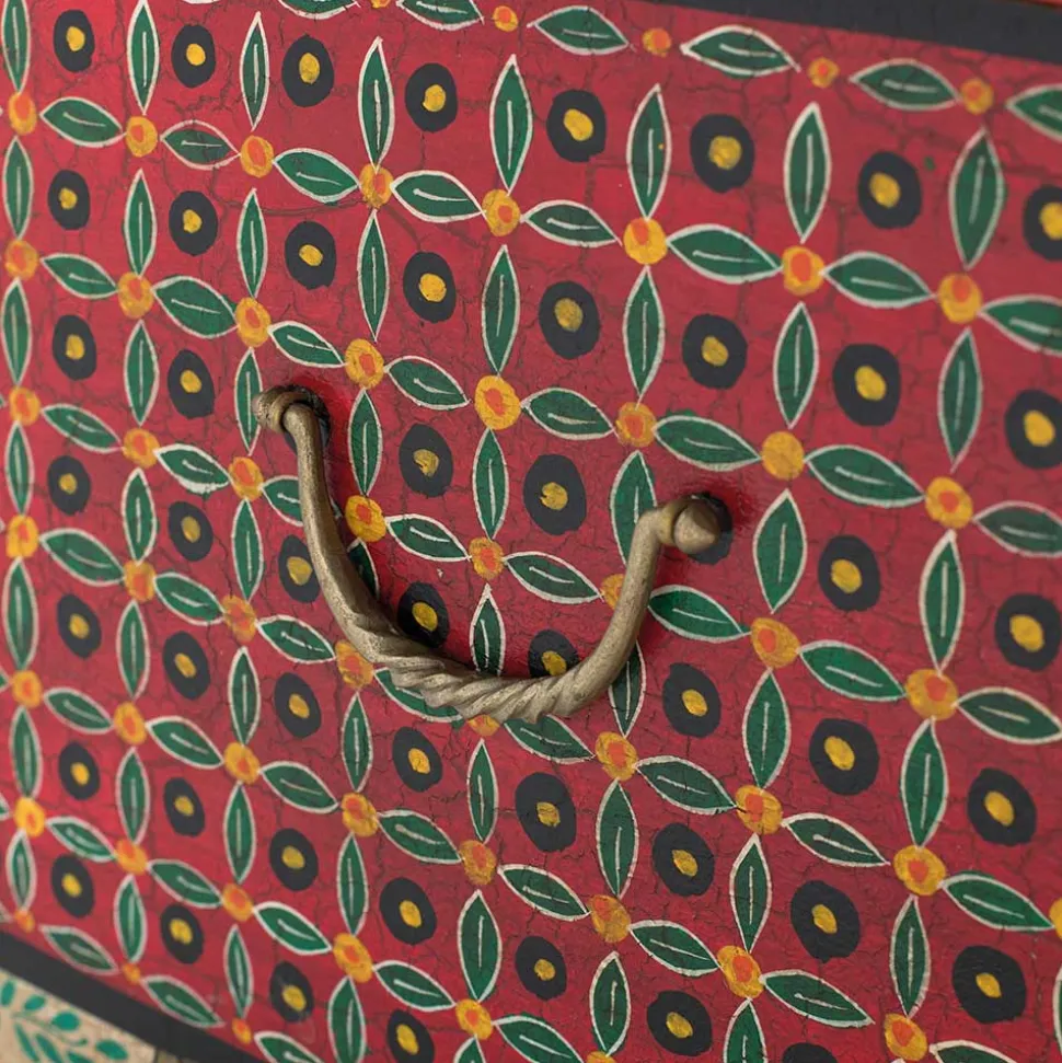 Orient Design Truhe in Bunt mit Elefanten Motiv - Branle