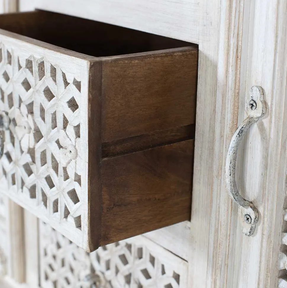 Orient Style Anrichte aus Mangoholz White Wash - Capo