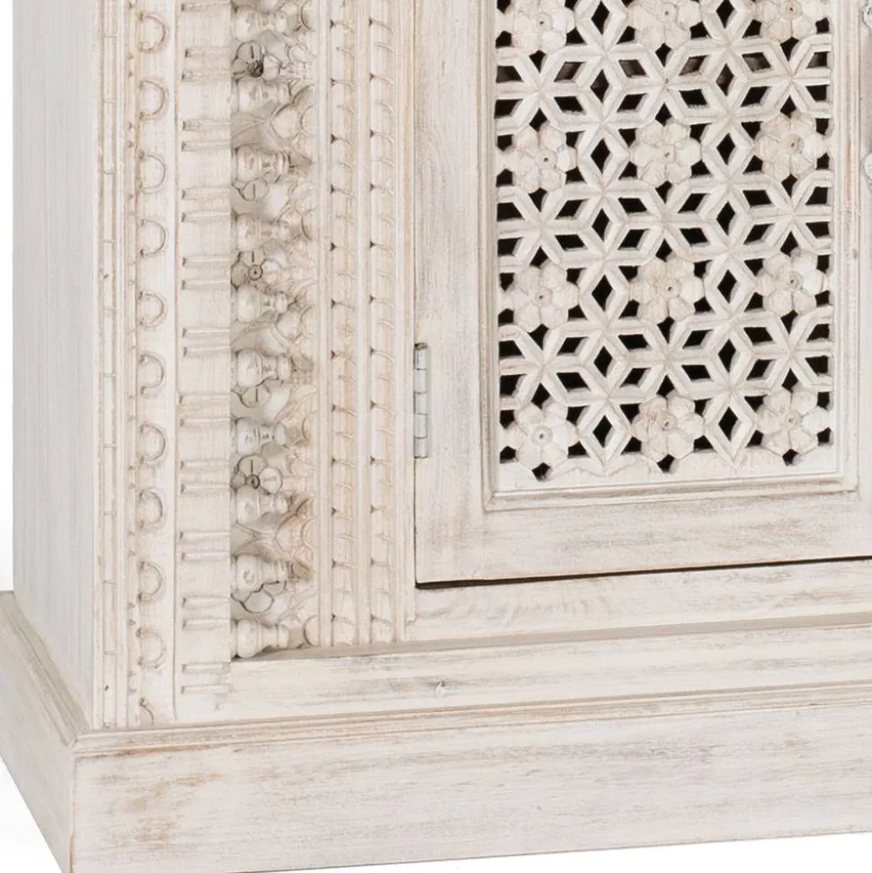 Orient Style Kommode aus Mangoholz White Wash - Capo