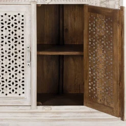 Orient Style Kommode aus Mangoholz White Wash - Capo