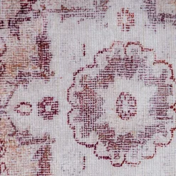 Orient Teppich verwaschen in Rot und Creme - Champione