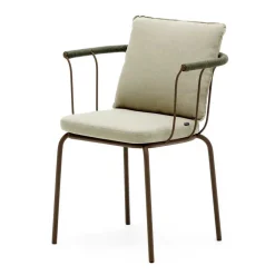 Outdoor Armlehnstühle in Braun - Ragusca (4er Set)